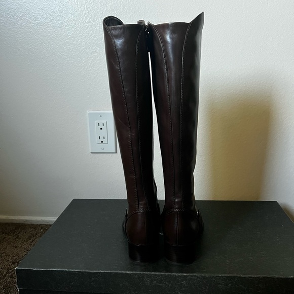 Via Spiga Women's Brown Leather Boots - Picture 3 of 5